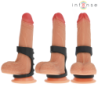 Theo Dvostruki Prsten Za Penis Silikonski Crni Model 3