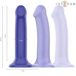 Victoria Vibrator mit Saugnapf 10 Vibrationen Dunkelblau Fernbedienung