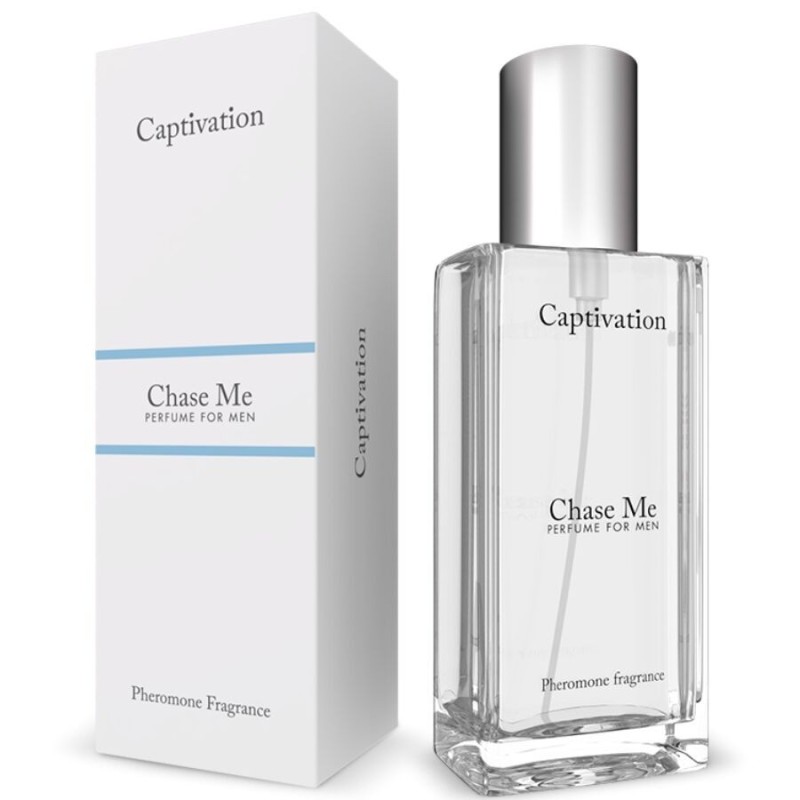 Captivation Chase Me Perfume Com Feromônios Para Ele 30 ml
