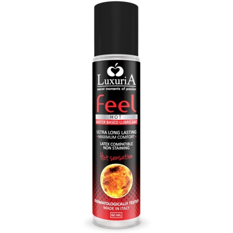 Intimateline - Luxuria Feel Hot Sensation Lubricant Base Aigua Efecte Calor 60 Ml