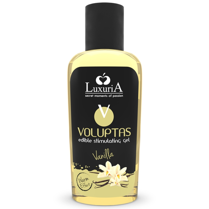 Voluptas Eetbare Massage Gel met Warmte Effect - Vanille 100 ml