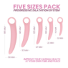 Set 5 Piese Dilatator Silicon