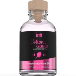 Gel de Massagem Com Sabor a Algodão Doce e Efeito Calor