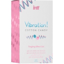 Kraftfullt Intimt Stimulerande Vibrerande Gel Flytande Sockervadd 15 ml
