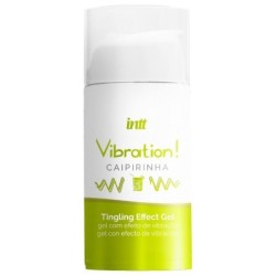 Kraftfullt Intimt Stimulerande Vibrerande Gel Caipirinha 15 ml