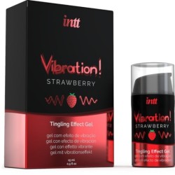 Spēcīgs Intīmais Stimulējošs Vibrējošs Šķidrais Gēls Zemeņu 15 Ml