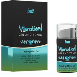 Krachtige Intieme Stimulerende Vibrerende Vloeibare Gel Gin & Tonic 15ml