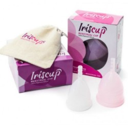 Grote Roze Menstruatiecup + Gratis Sterilisatiezak