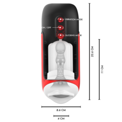 Blaze Masturbator Automatisk Mund 5 Modes Suge Og Vibration