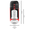 Blaze Masturbator Automatisk Mund 5 Modes Suge Og Vibration