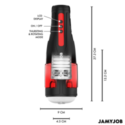 Cyclone Masturbator Automatisk Vagina 10 Modes Rotation Og Stød