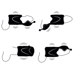 Masturbator Stroker Vibrator 2 Motoare