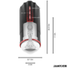Megabite Automatic Mouth Stroker 5 Modes Suction & Vibration