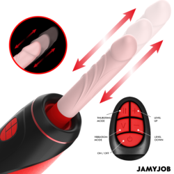 Pyston Base Automatický Masturbátor s Dildom na Diaľkové Ovládanie