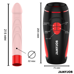 Pyston Base Automatische Masturbator Met Dildo Afstandsbediening
