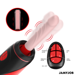 Pyston Base Automatisk Onanerare Med Dildo Fjärrkontroll
