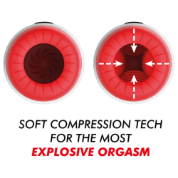 Rocket Masturbátor s technologií Soft Compression a vibracemi