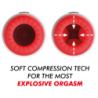 Rocket Masturbátor s technologií Soft Compression a vibracemi