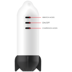 Rocket Masturbator z technologią Soft Compression i wibracjami