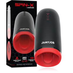 Spin-X Masturbator mit Rotation und Wärmefunktion