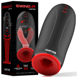 Swing-R Masturbator met Warmte, Oscillatie en Vibratie
