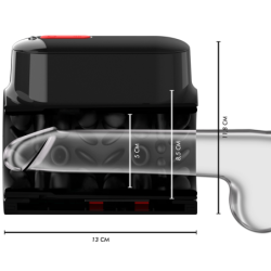 Vortex Turbo Masturbators Ar Spiedienu Un 360 Rotāciju Augšup Un Lejup