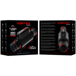 Vortex Turbo Masturbators Ar Spiedienu Un 360 Rotāciju Augšup Un Lejup