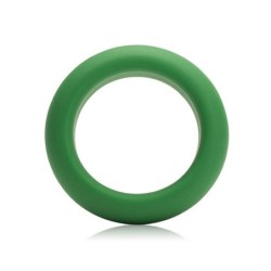 Green Silicone Cock Ring - Medium Restriction