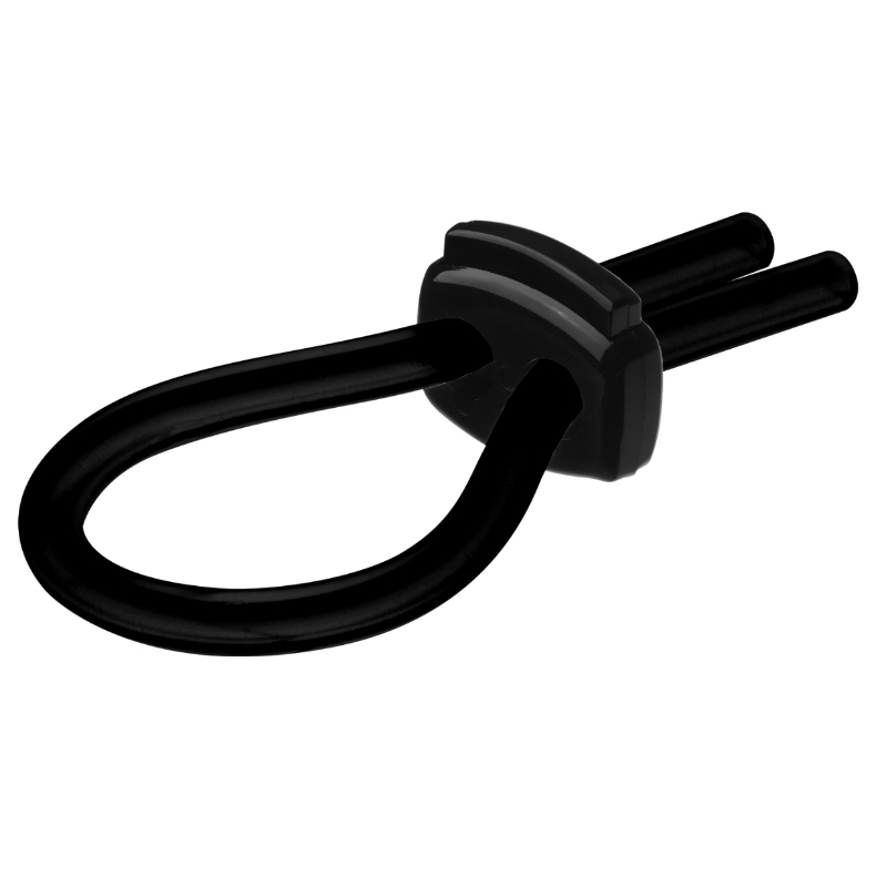 Anello in Silicone per Pene Nero - M