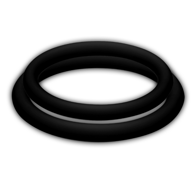 Black Cock Rings - M