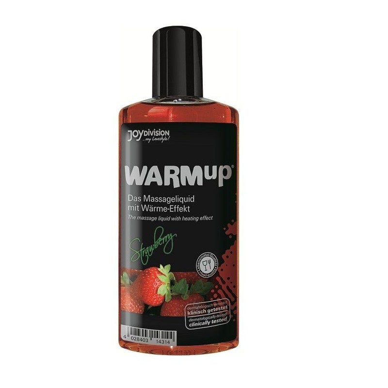 Olio da Massaggio Effetto Calore Fragola 150ml