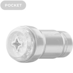 Feel Pocket Stroker Crystal By Kiiroo Transparant