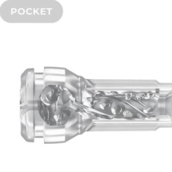 Feel Pocket Stroker Crystal Kiiroo poolt, läbipaistev