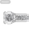 Feel Pocket Stroker Crystal Kiiroo poolt, läbipaistev