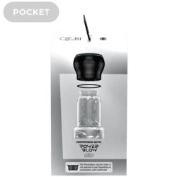 Feel Pocket Stroker Crystal Kiiroo poolt, läbipaistev