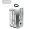 Feel Pocket Stroker Crystal Kiiroo poolt, läbipaistev