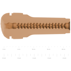 Feel Stroker Masturbator Stymulator - Jasnobrązowy