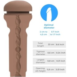 Feel Stroker Extra Szűk Mulatt Hátsó Maszturbátor