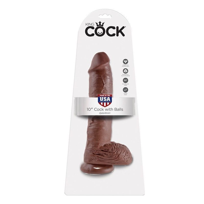10 Realistični Penis Smeđi 26.5 Cm