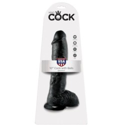 10 Realisztikus Fekete Pénisz 26.5 Cm