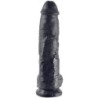 10 Realistisk Sort Penis 26.5 Cm