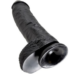 10 Realistisk Sort Penis 26.5 Cm