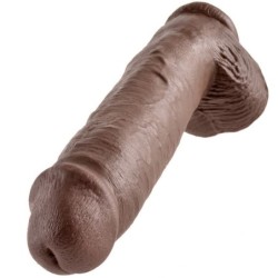 11 Realistický Hnědý Penis 28 Cm