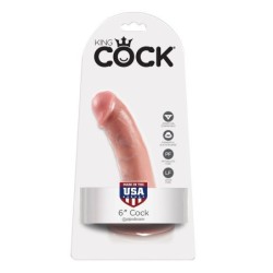 6 Natūralus varpos formos dildo 15,2 cm