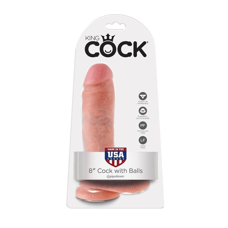 8 Realistyczny Naturalny Penis 20.3 Cm