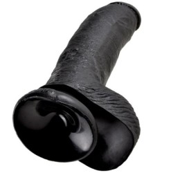 9 Realistisk Svart Penis 22.9 Cm