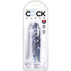 Pene Realistico Trasparente 15.5 Cm Clear