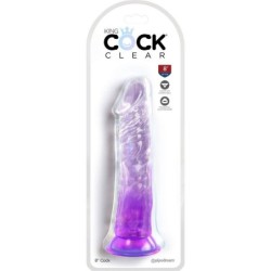 Kirkas Realistinen Penis 19,7 cm Violetti