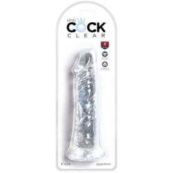Pene Realistico Trasparente 19.7 Cm Clear