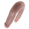 Dubbel Penetratie Dildo 12.7 Cm Natuurlijk